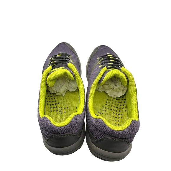 Vionic Kona women’s size 8 gray and lime green with hickies orthotic sneakers - Picture 2 of 5
